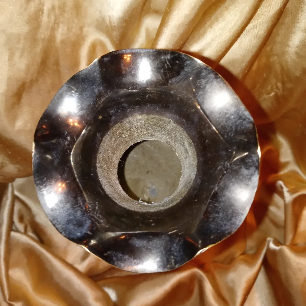 VINTAGE BRASS VASE